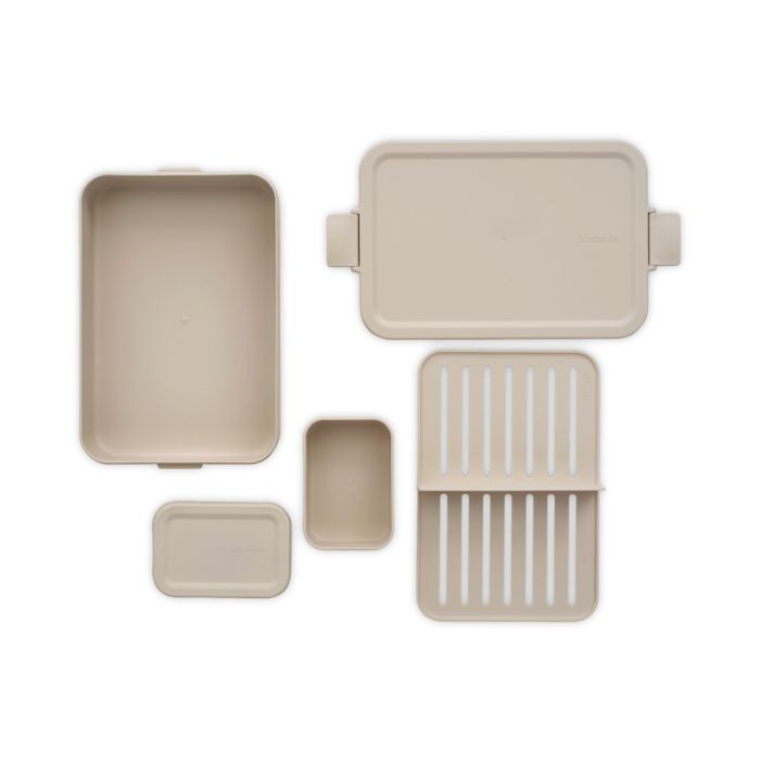 Brabantia Make En Take Bento Lunchbox Large Soft Beige