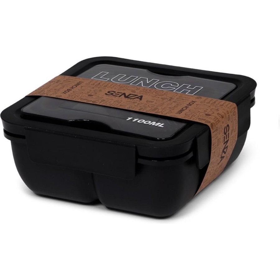 Senza Lunchbox 1100ml Tarwestro Zwart
