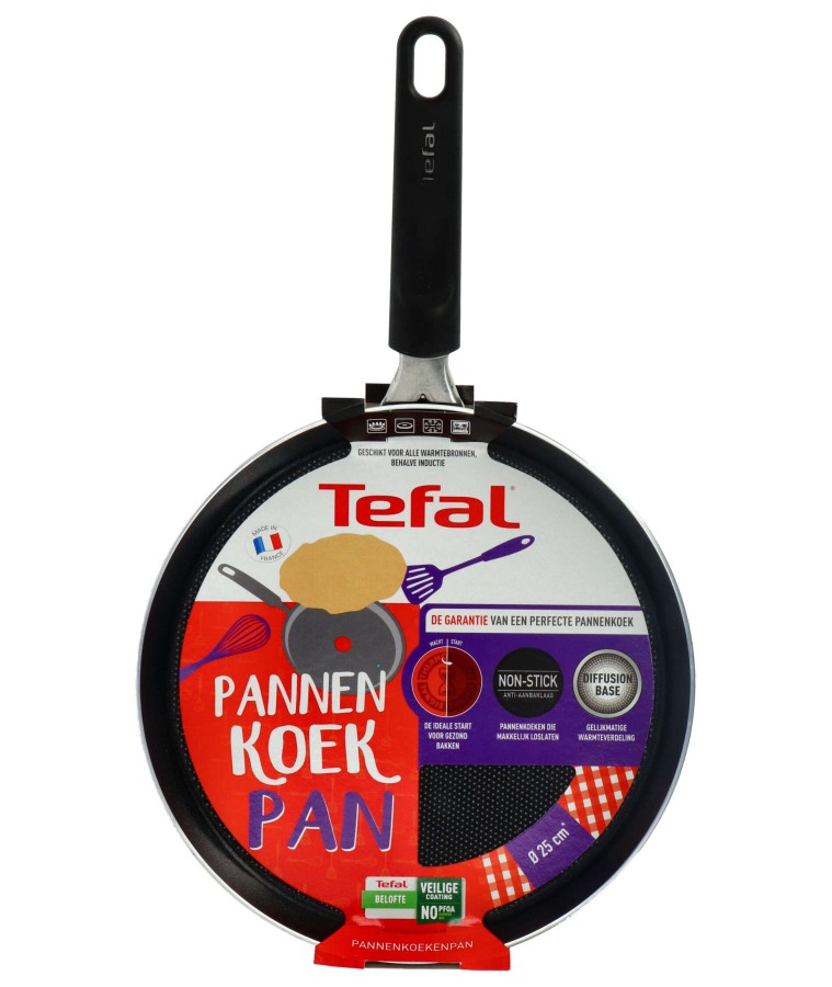 Tefal Pannenkoekenpan 25Cm Simplicity Non Inductie Tefal Pannenkoekenpan 25Cm Simplicity Non Inductie