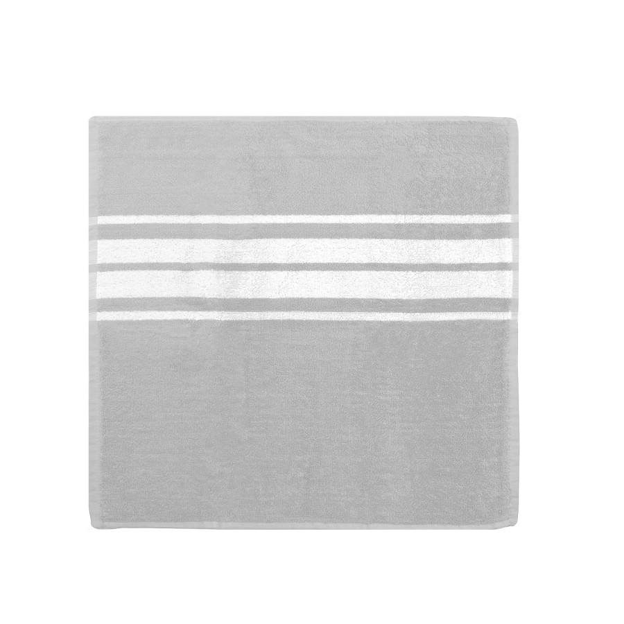 Keukendoek Streep Em Kitchen 50x50Cm Licht Grijs