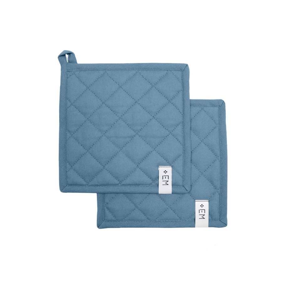 Pannenlap 2X EM Kitchen Blauw