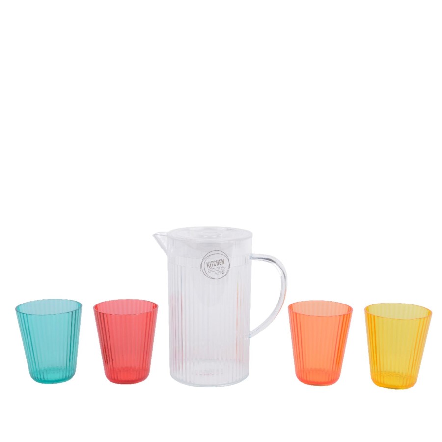 Schenkkan Plastic Met Bekers