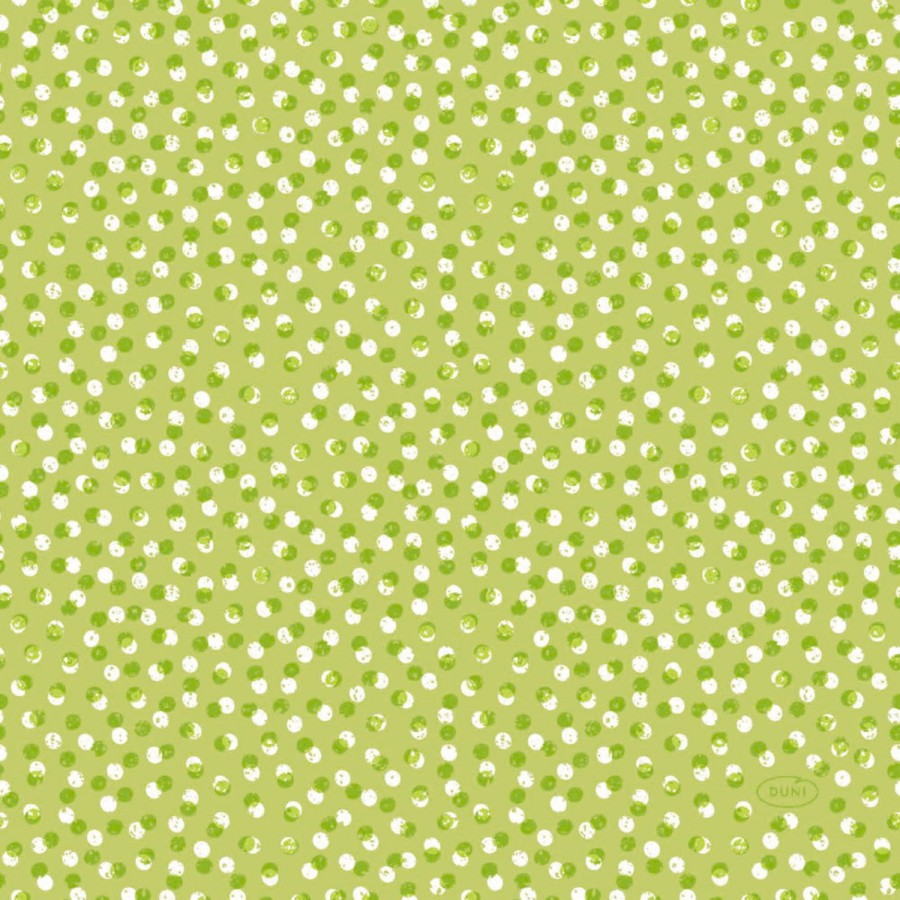 Servetten Playful Dots Kiwi 33X33cm