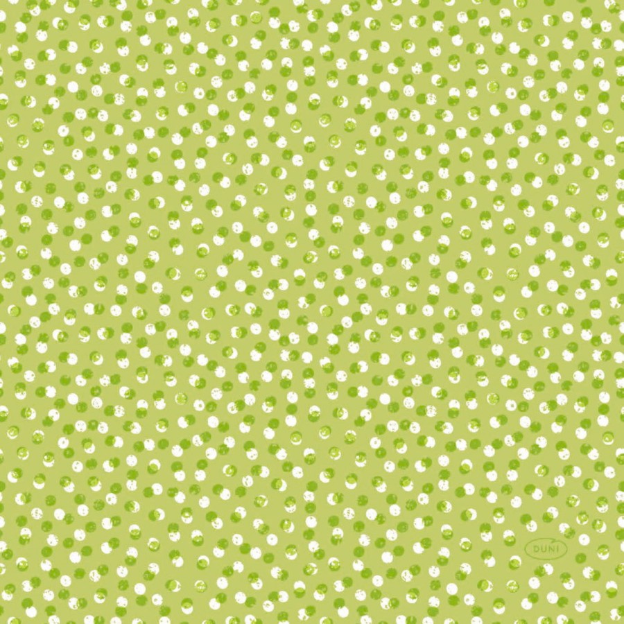 Servetten Playful Dots Kiwi 33X33cm