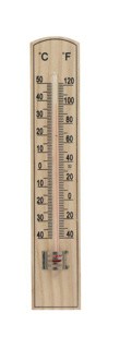 Daily Home Kamer Thermometer Hout 20 Cm