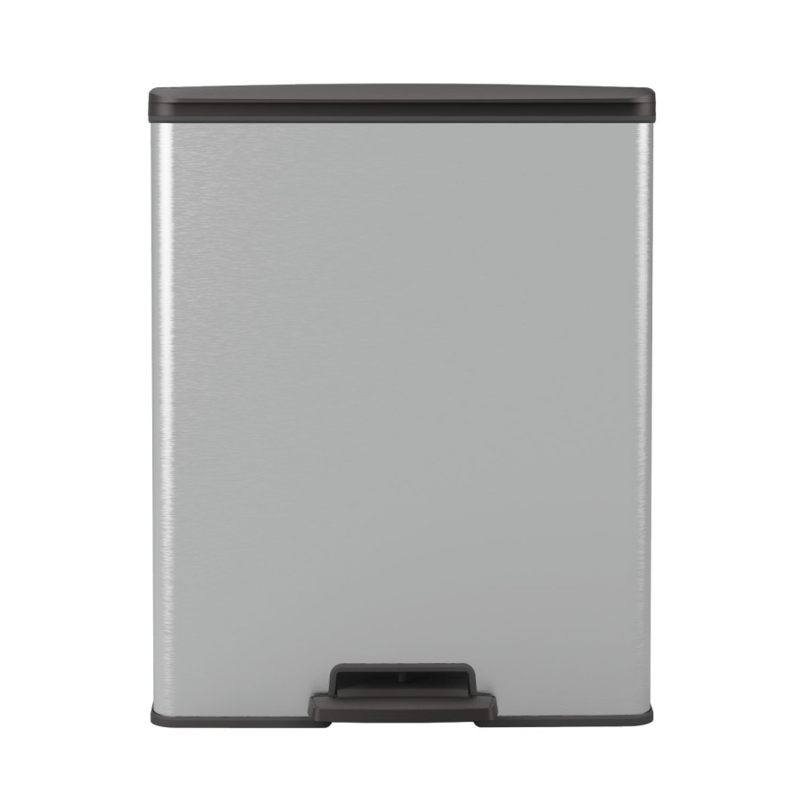 Curver Decobin 65 Liter rechthoek zilver metallic