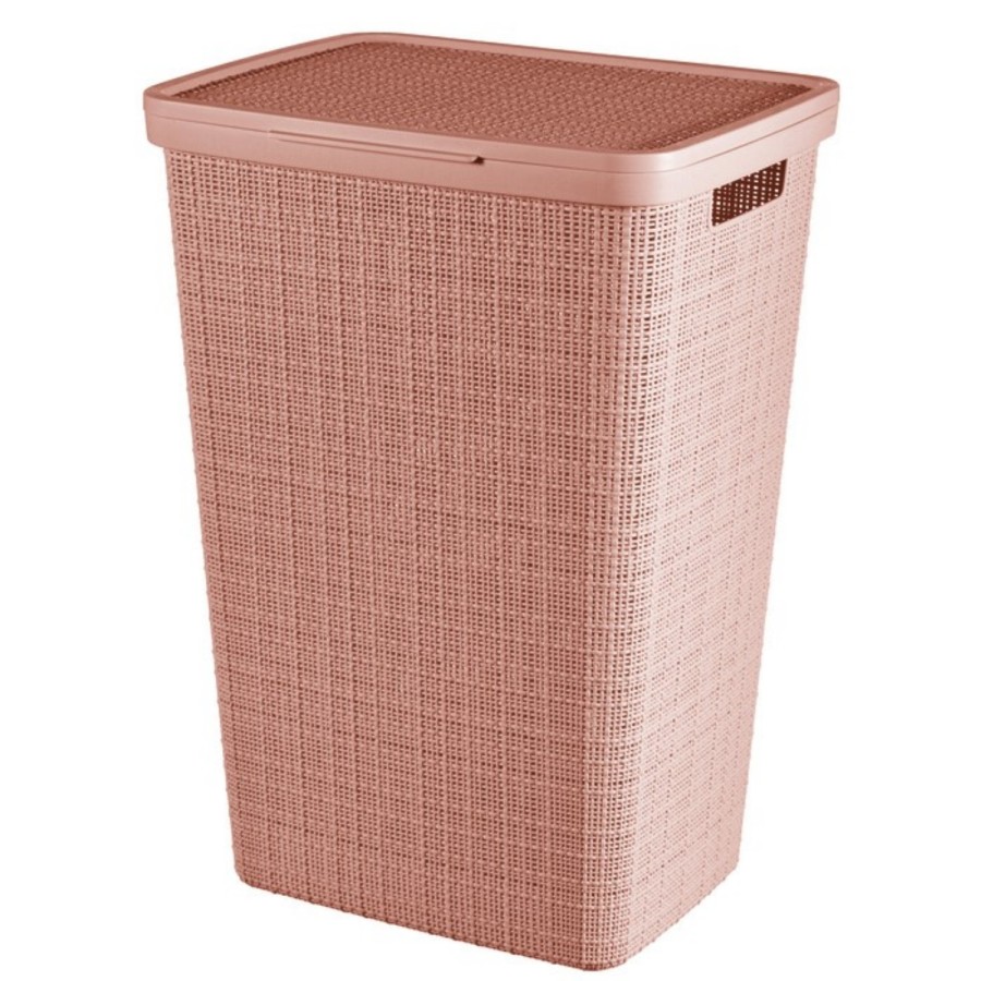Curver Jute Wasbox Met Deksel 58l Rose Dawn