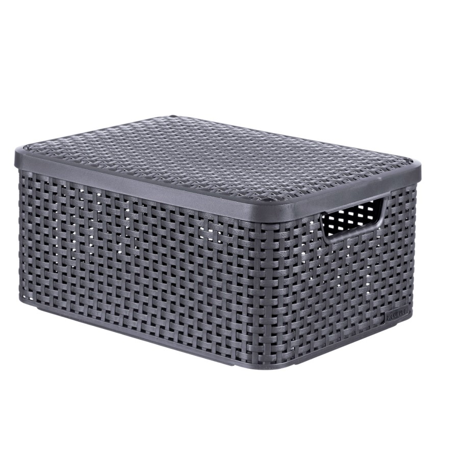 Curver Style Mandje 18 Liter Deksel Antraciet