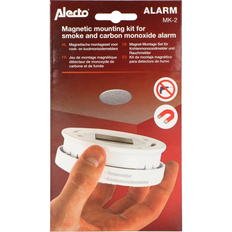 Alecto Magnetische Montageset Voor Melders