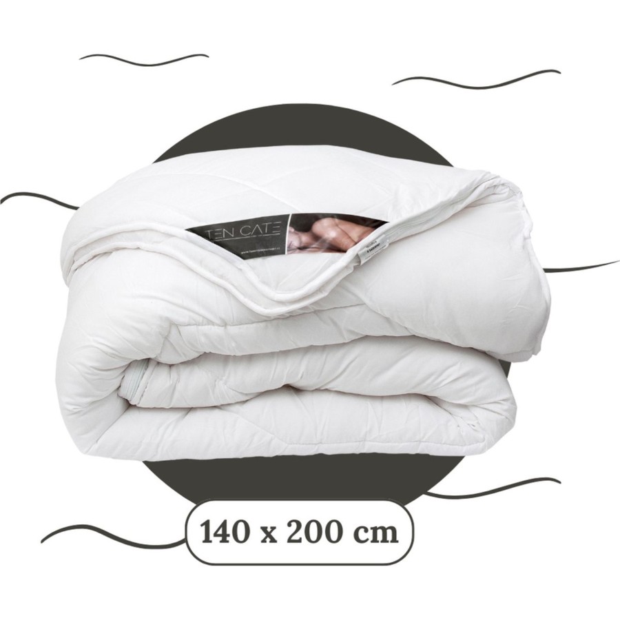Dekbed 140x200 Cm 4-seizoen + Drukknopen Ten Cate Luxury