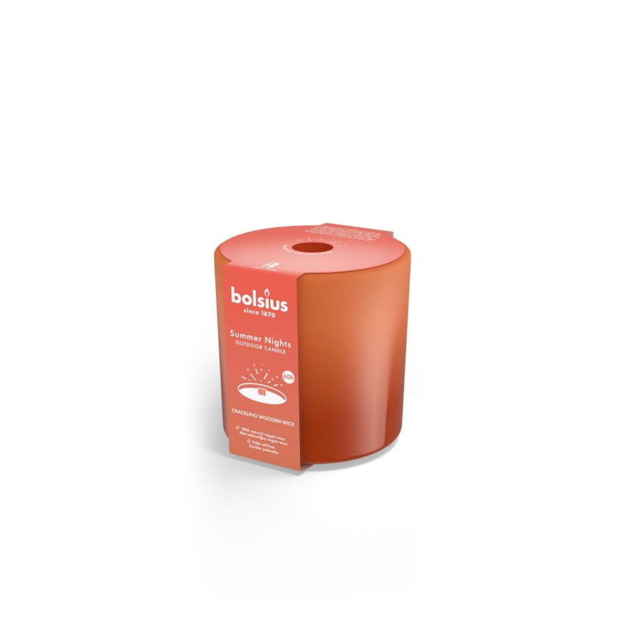 Bolsius summer nights buiten kaars terracotta Bolsius summer nights buiten kaars terracotta