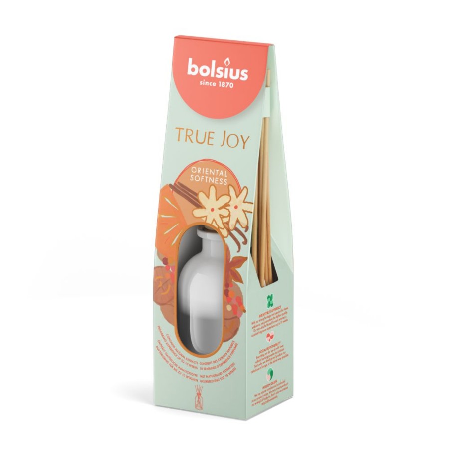 Bolsius Geurstokjes True Joy Oriental Softness 80ml Bolsius Geurstokjes True Joy Oriental Softness 80ml