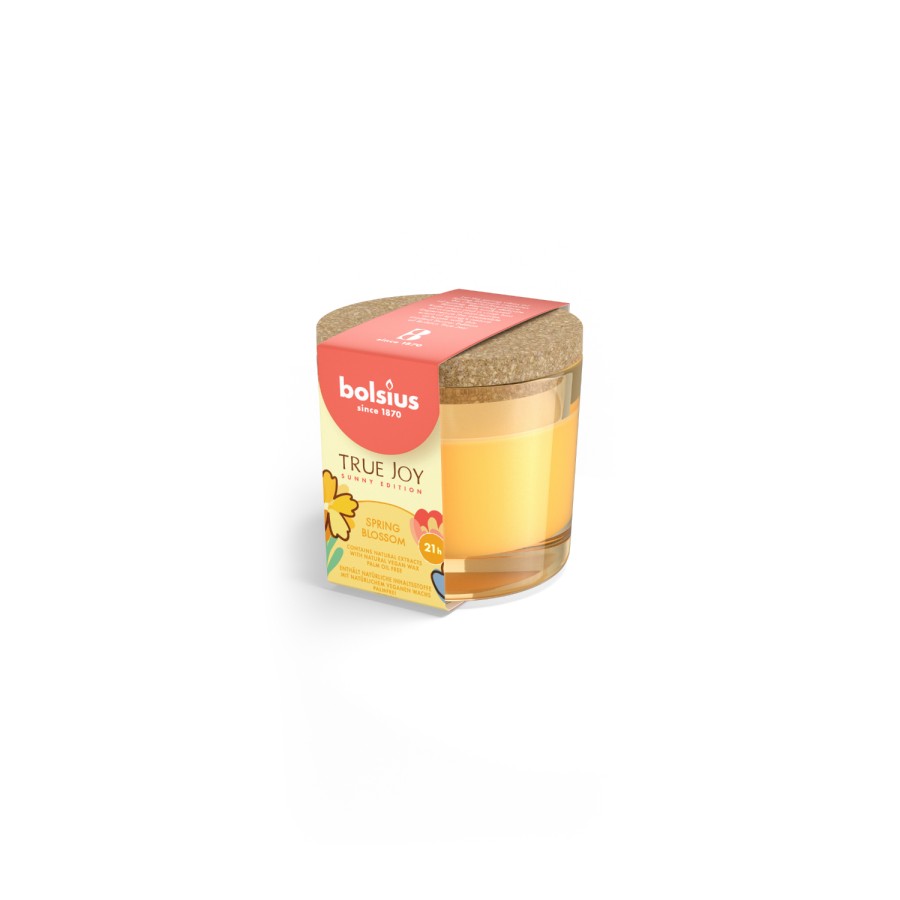 Geurglas met kurk true joy spring blossom Bolsius Geurglas met kurk true joy spring blossom Bolsius