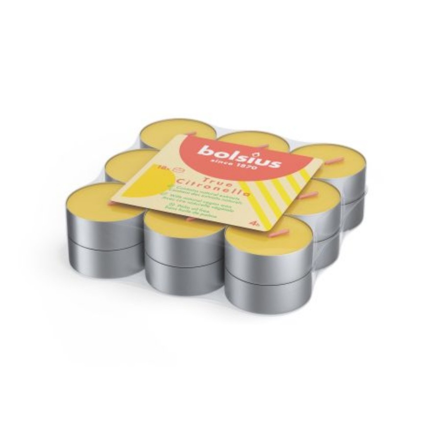 Bolsius Geurtheelichten 4 Uur True Citronella Bolsius Geurtheelichten 4 Uur True Citronella