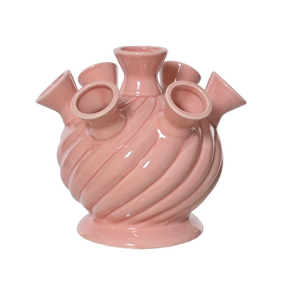 Vaas Porselein Roze 18 Cm