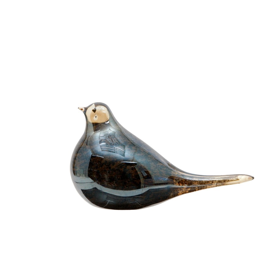 Sculptuur Blend S Oker Glas 9,5x5,5x6cm