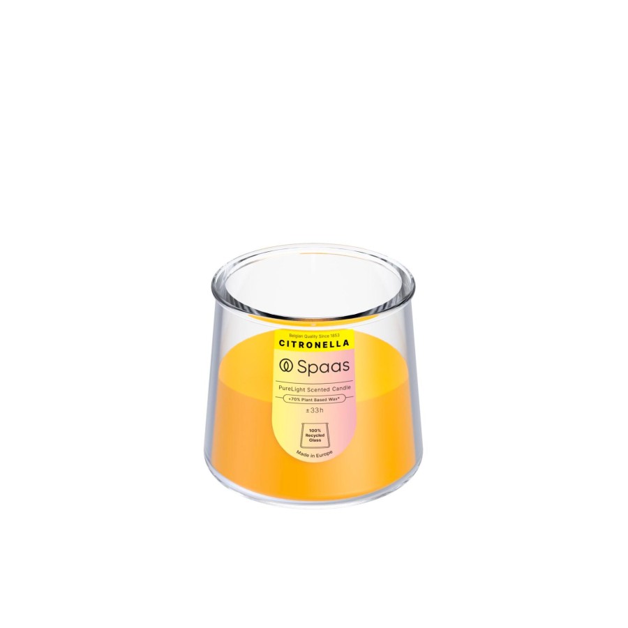 Spaas Purelight Geurkaars - Citronella Vivid Yellow