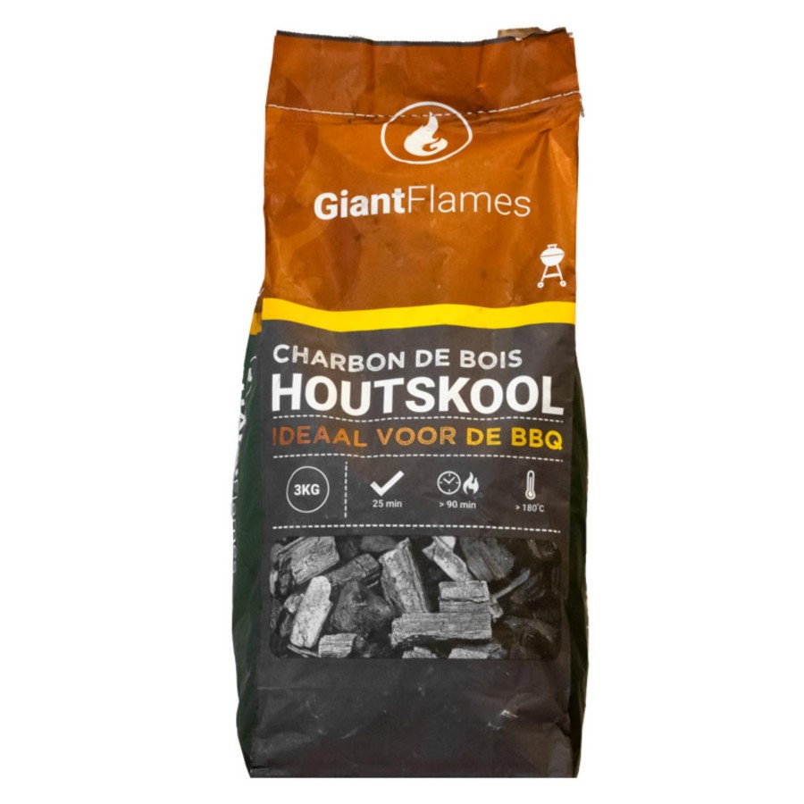Giant Flames Fsc Houtskool 3 Kg
