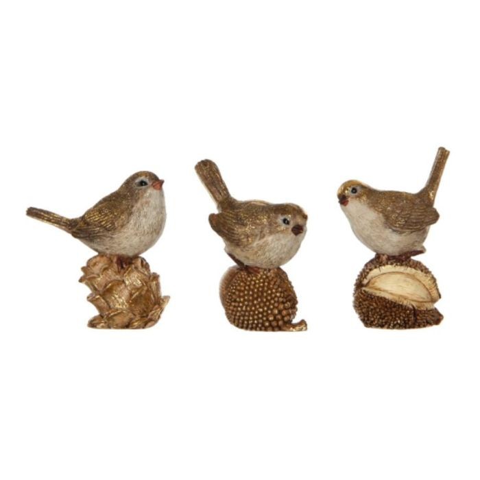 Vogel Goud - L7,5xb4xh9,5cm