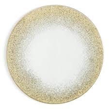 Onderzetter 10cm Goud Glitter