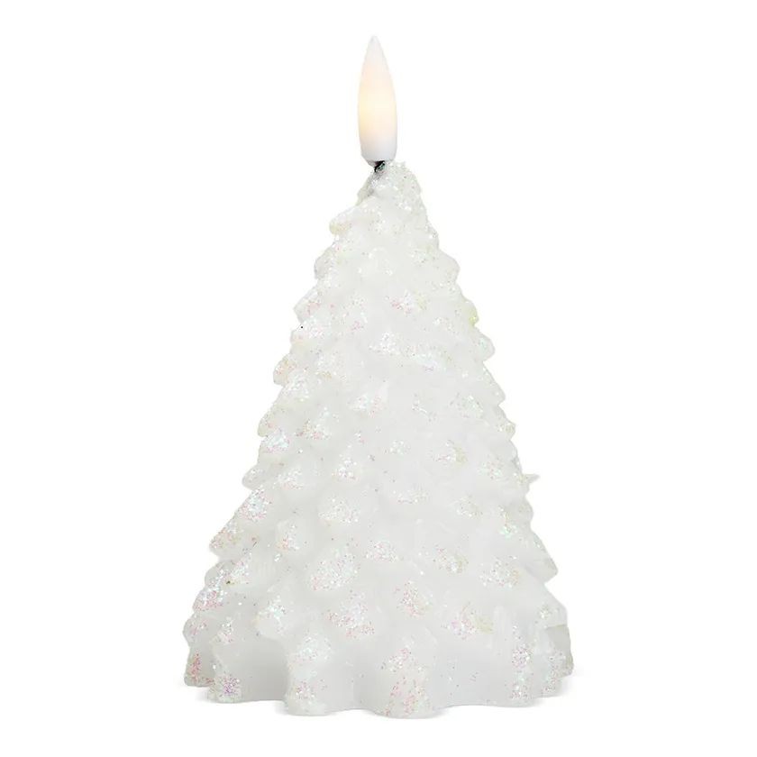 Ledkaars Boom 11cm Glitter