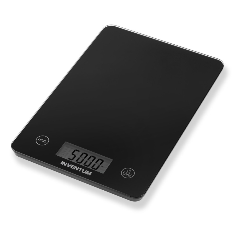 Inventum keukenweegschaal lcd zwart 5kg