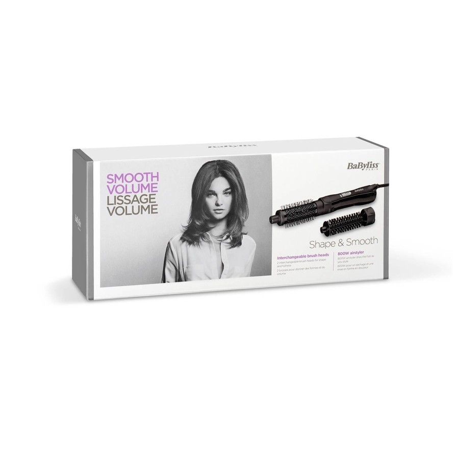 Babyliss shape & smooth fohnborstel krulborstel as82e Babyliss shape & smooth fohnborstel krulborstel as82e