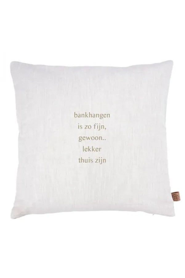 Zusss kussen bankhangen 45x45cm peper en zout