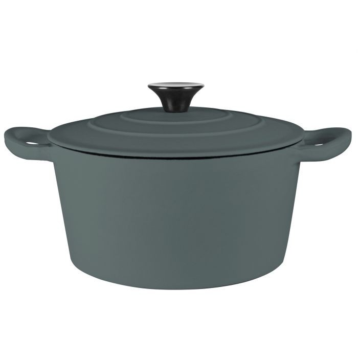 Gusta braadpan gietijzer rond 24cm grijs Gusta braadpan gietijzer rond 24cm grijs