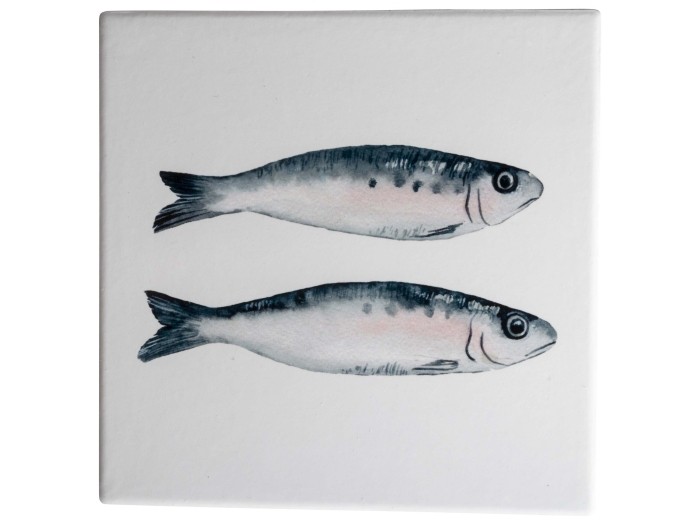 Gusta onderzetter sardientjes 20x20cm