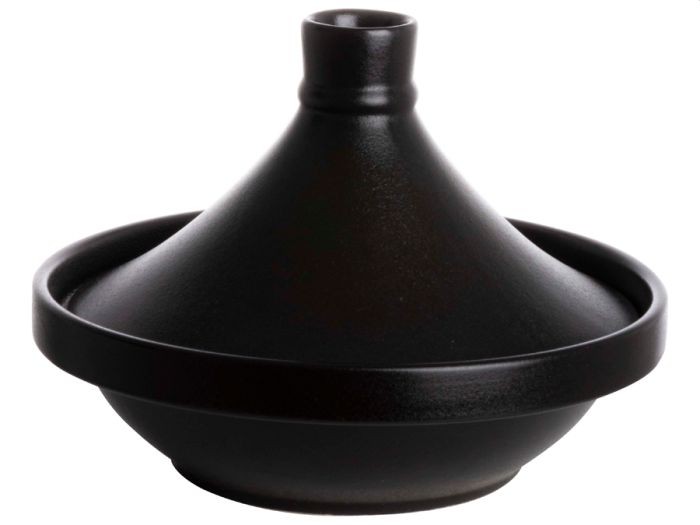 Gusta - Tajine Ø 22x15,8cm - zwart