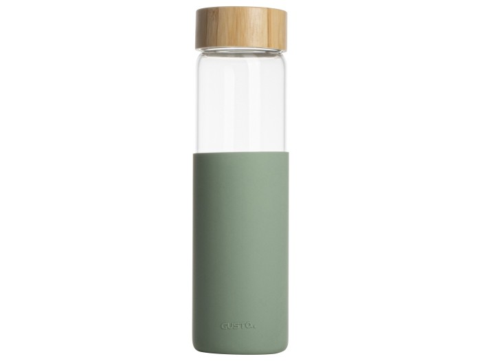 Gusta glazen drinkfles 700ml groen