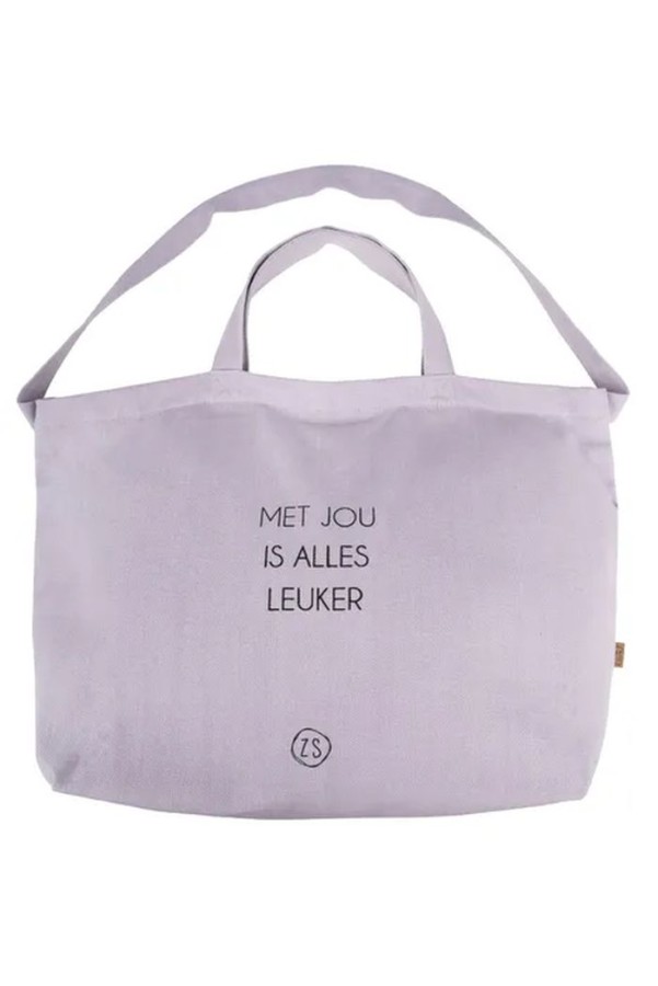 Zusss grote boodschappentas met jou is alles leuker Zusss grote boodschappentas met jou is alles leuker