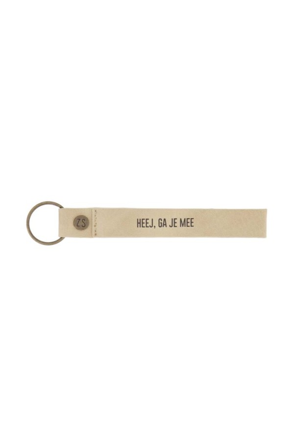 Zusss Sleutelhanger Heej Ga Je Mee Zand