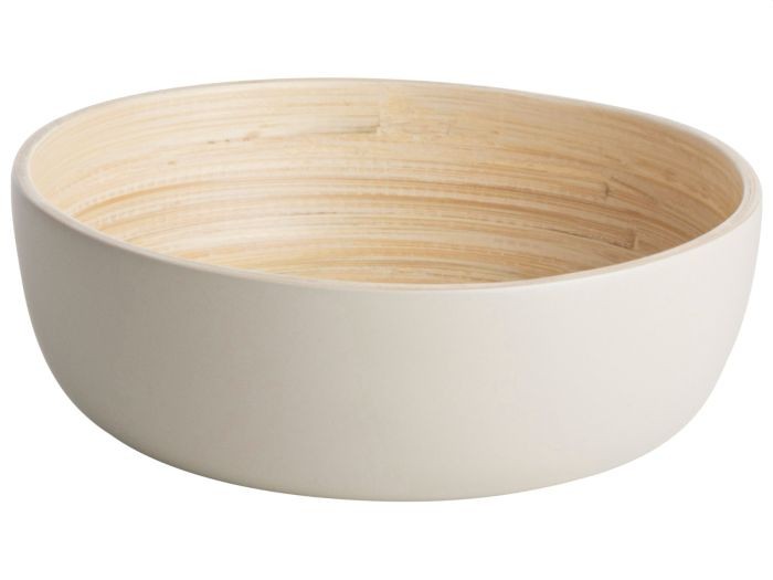 Gusta kom 15,5cm bamboe lichtgrijs