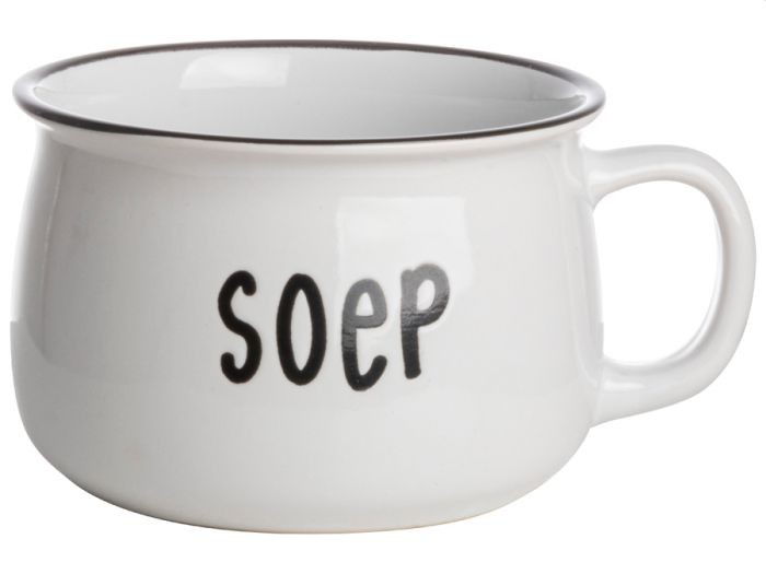 Soepkom Soep 500ml Wit
