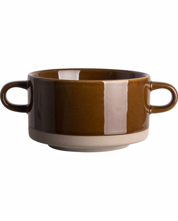 Gusta woodstock soepkom 450ml bruin Gusta woodstock soepkom 450ml bruin
