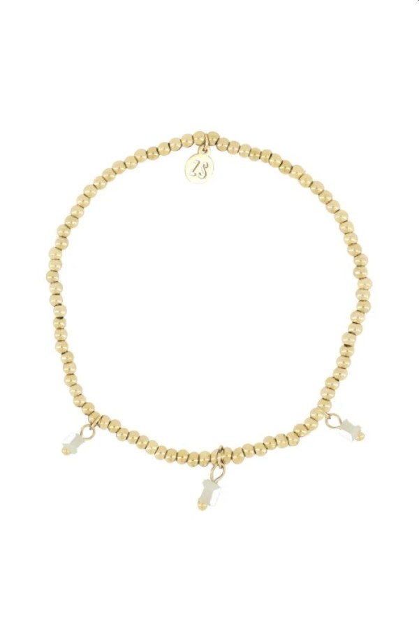 Zusss Elastieken Kralenarmbandje Met Blokjes