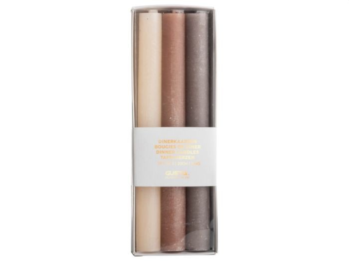 Gusta dinerkaarsen gentle 20cm -  Was - Ø 2,4 centimeter x 20 centimeter