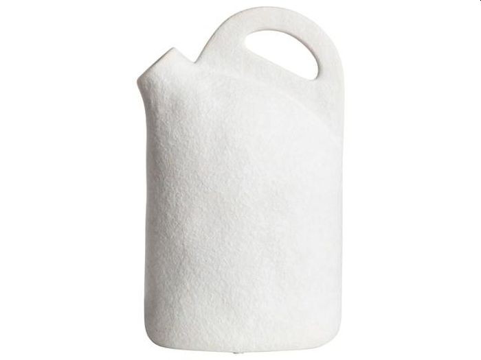 Gusta Vaas Met Handvat Wit 15,8x9,8x25m Gusta Vaas Met Handvat Wit 15,8x9,8x25m