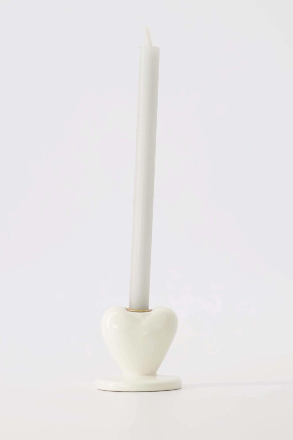 Zusss Kandelaartje Keramiek Hartje