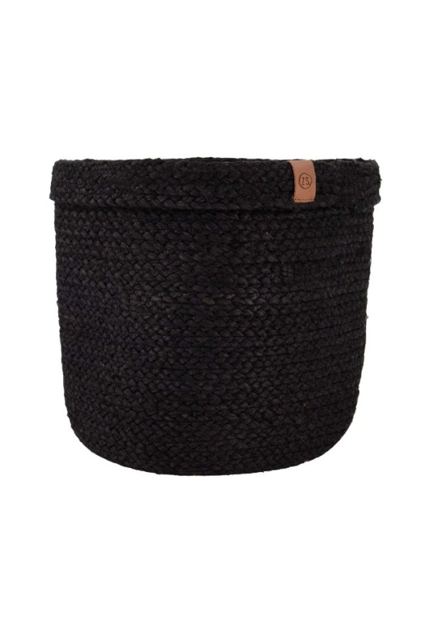 Zusss Jute Opbergmand 25x25cm Zwart Zusss Jute Opbergmand 25x25cm Zwart