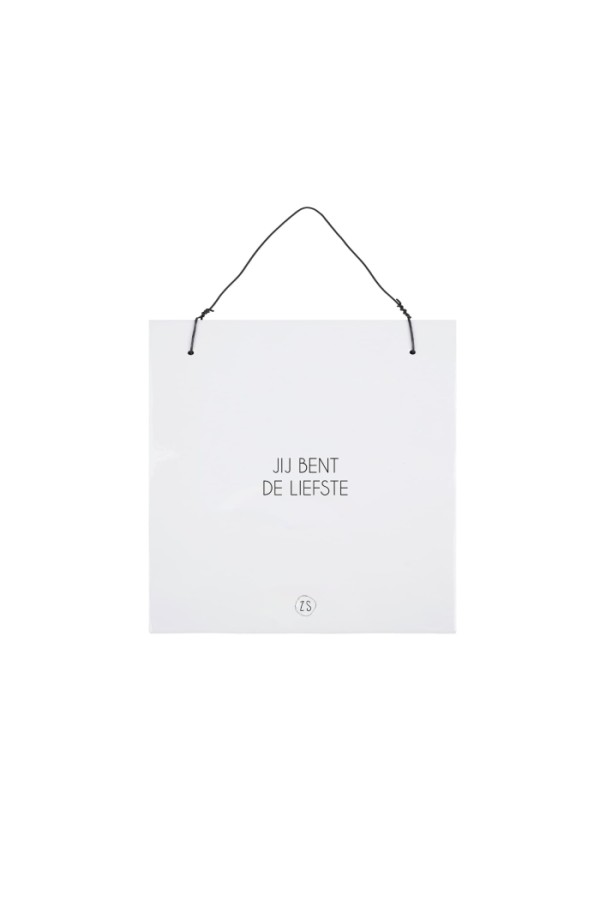 Zusss wandtegeltje jij bent de liefste Zusss wandtegeltje jij bent de liefste