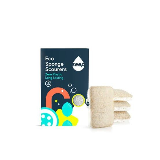 Seep Schuurspons Luffa 4 Stuks