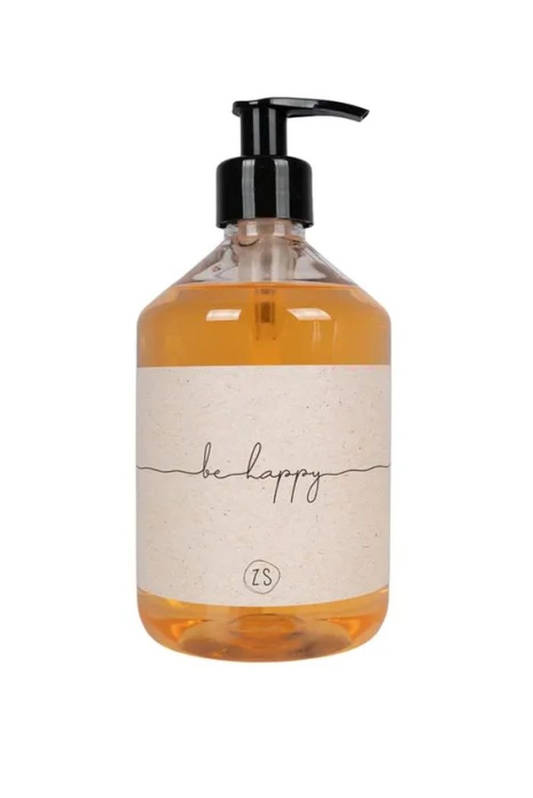 Zusss handzeep poederzacht be happy 500 ml naturel Zusss handzeep poederzacht be happy 500 ml naturel