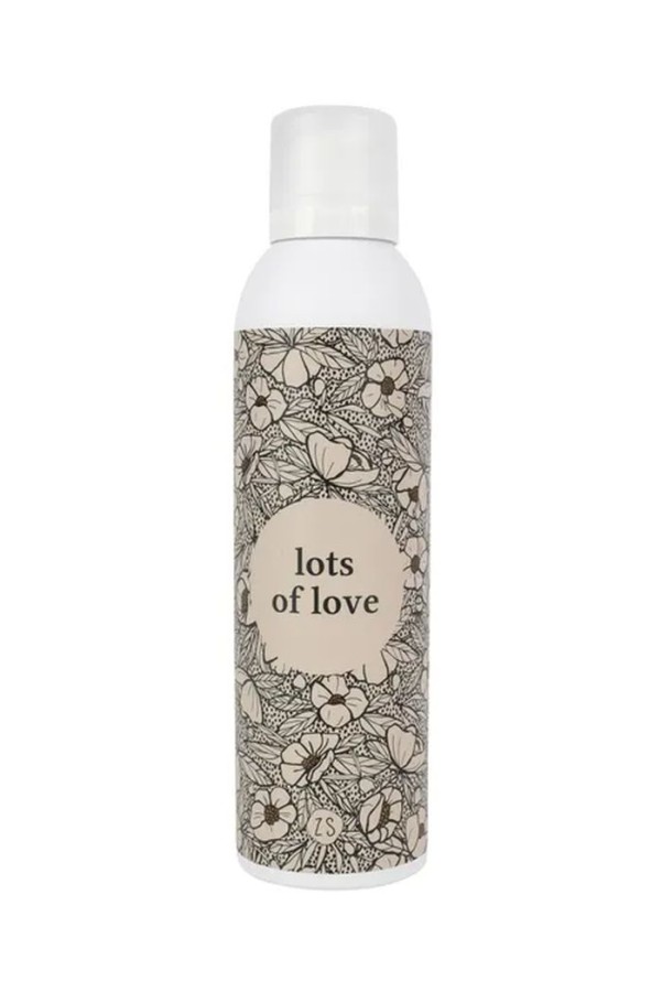 Zusss doucheschuim wilde bloem lots of love 200ml zwart/zand Zusss doucheschuim wilde bloem lots of love 200ml zwart/zand