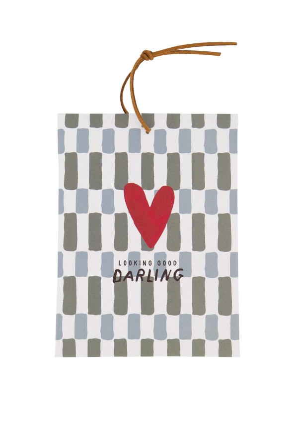 Zusss Geurzakje Hartje Darling Grijs/groen