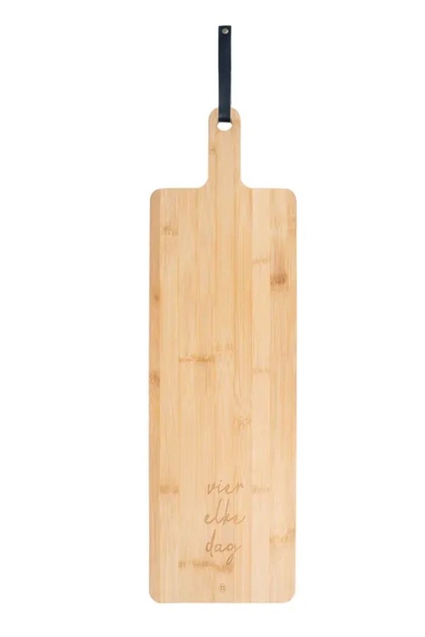 Zusss houten serveerplank vier elke dag Zusss houten serveerplank vier elke dag