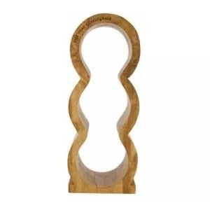Zusss Wijnrek Hout Naturel
