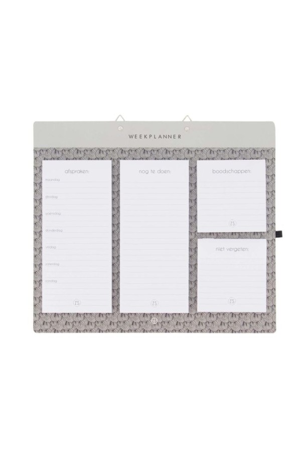 Zusss Weekplanner Zand